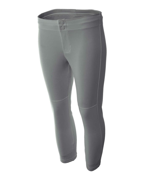 A4 Girls Softball Pant (NG6166), Color 'Grey'
